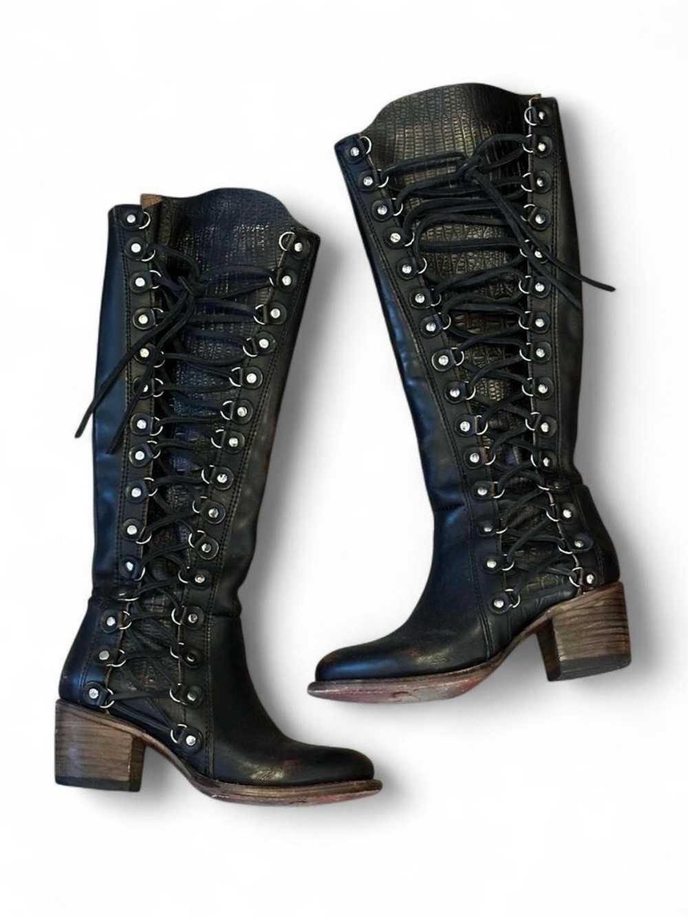FREEBIRD Chapelle size 6 Black Leather Boots *no dust bags/box included*